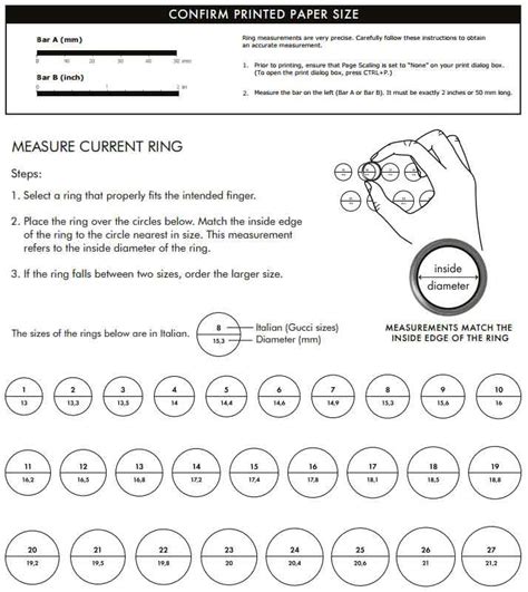 pandora to gucci ring size|Ring Size Chart .